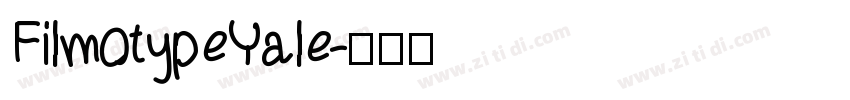 FilmotypeYale字体转换