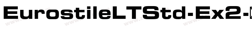 EurostileLTStd-Ex2字体转换