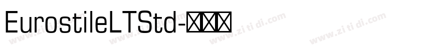 EurostileLTStd字体转换
