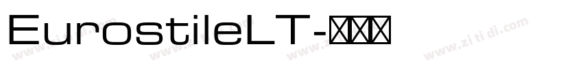 EurostileLT字体转换
