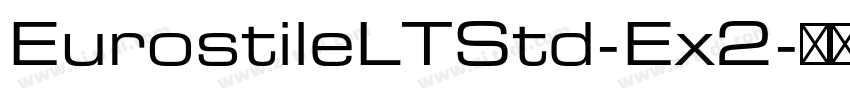 EurostileLTStd-Ex2字体转换