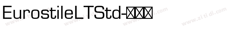 EurostileLTStd字体转换