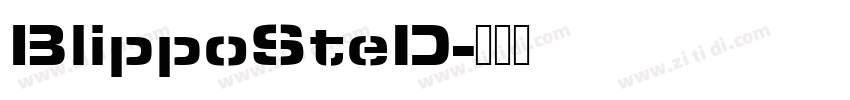 BlippoSteD字体转换
