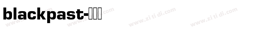 blackpast字体转换