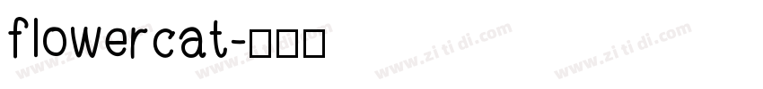 flowercat字体转换