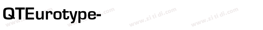QTEurotype字体转换