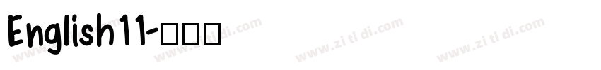 English11字体转换