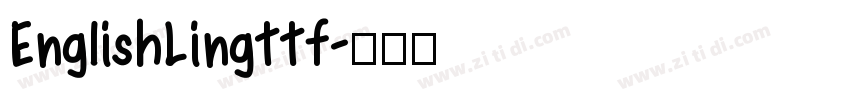 EnglishLingttf字体转换