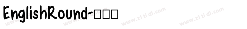 EnglishRound字体转换