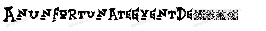 AnUnfortunateEventDe字体转换