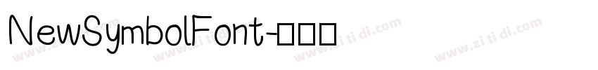 NewSymbolFont字体转换