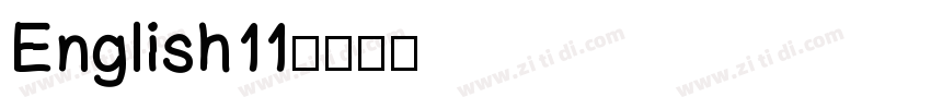 English11字体转换