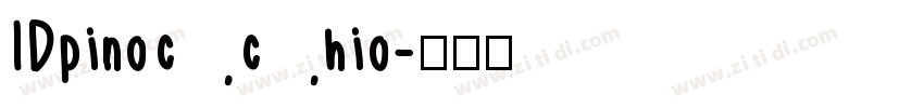 IDpinocchio字体转换
