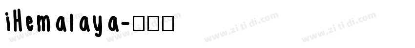 iHemalaya字体转换