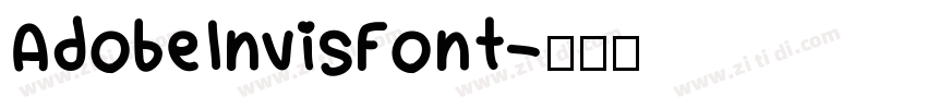 AdobelnvisFont字体转换