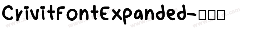 CrivitFontExpanded字体转换