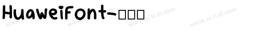HuaweiFont字体转换