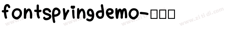 fontspringdemo字体转换