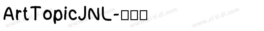 ArtTopicJNL字体转换