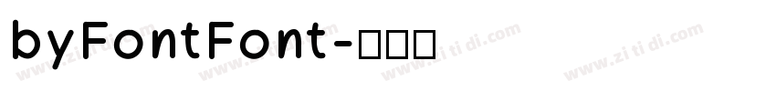 byFontFont字体转换