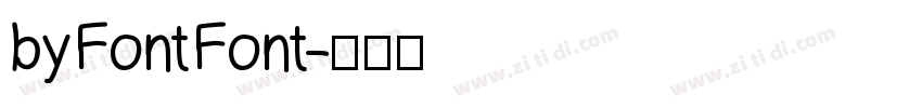 byFontFont字体转换