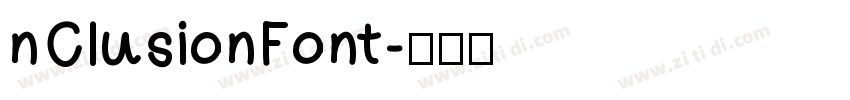 nClusionFont字体转换
