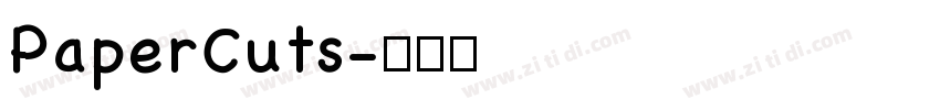 PaperCuts字体转换