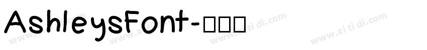 AshleysFont字体转换