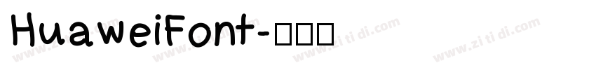HuaweiFont字体转换