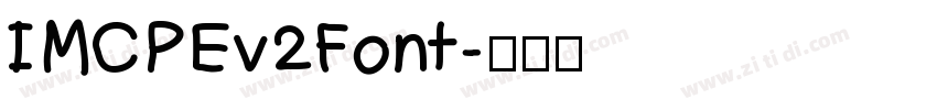 IMCPEv2Font字体转换