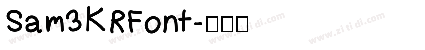 Sam3KRFont字体转换