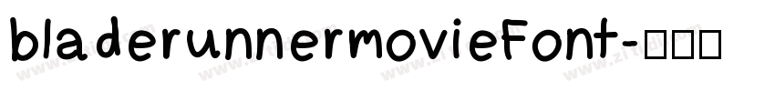 bladerunnermovieFont字体转换