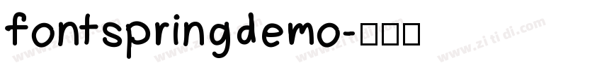 fontspringdemo字体转换