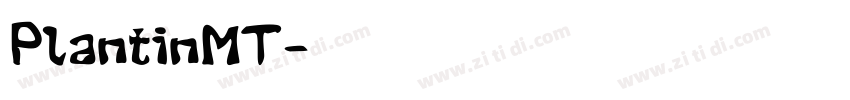 PlantinMT字体转换