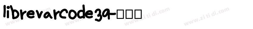 librevarcode39字体转换