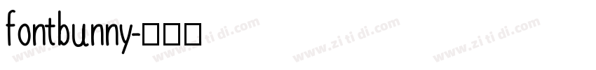 fontbunny字体转换