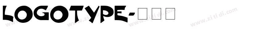 LOGOTYPE字体转换