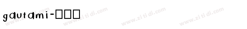 gautami字体转换