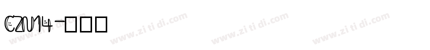 CZN14字体转换