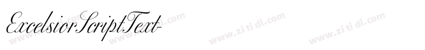 ExcelsiorScriptText字体转换