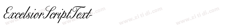 ExcelsiorScriptText字体转换
