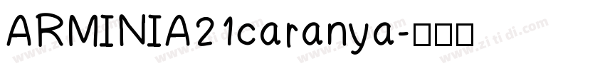 ARMINIA21caranya字体转换