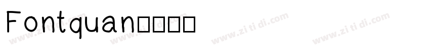 Fontquan字体转换