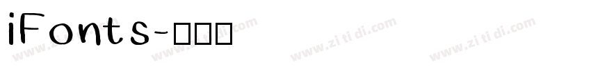 iFonts字体转换