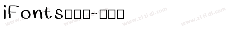 iFonts周鱼体字体转换