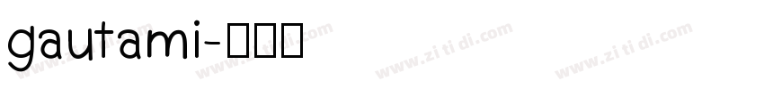 gautami字体转换