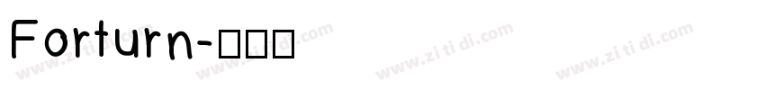 Forturn字体转换