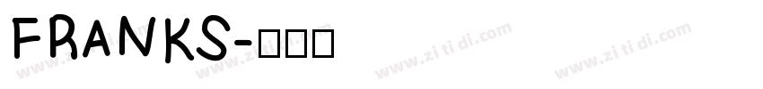 FRANKS字体转换