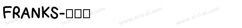 FRANKS字体转换
