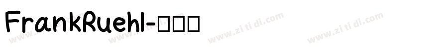 FrankRuehl字体转换